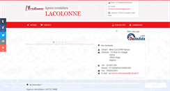 Desktop Screenshot of lacolonne.darjadida.com