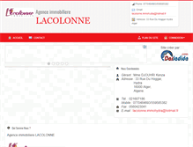 Tablet Screenshot of lacolonne.darjadida.com