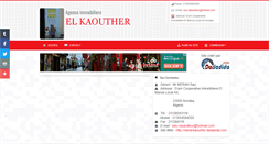 Desktop Screenshot of merahkaouther.darjadida.com